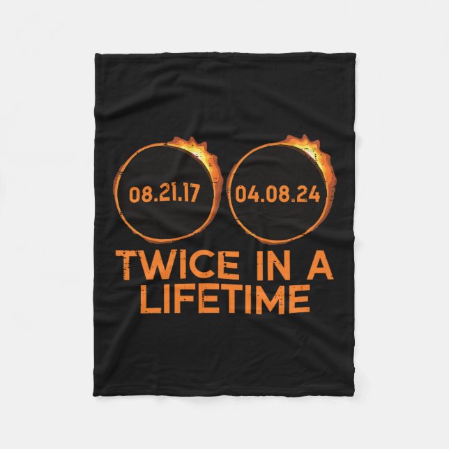 Två gånger under en solenergicykel 2024 totalt pH Fleecefilt (Framsidan)