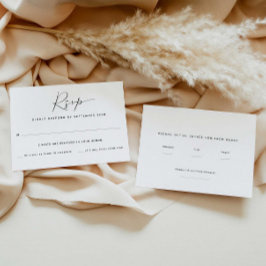 Två gästräknare | Middagsval RSVP-kort OSA Kort