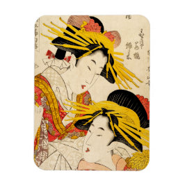 Två Geisha Fine Art Magnet