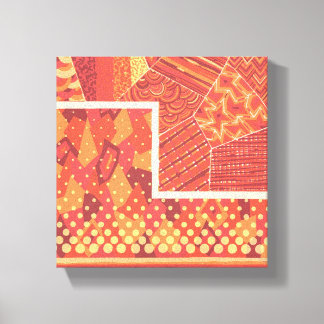 Två geometriska former - sammansättningar av Art C Canvastryck