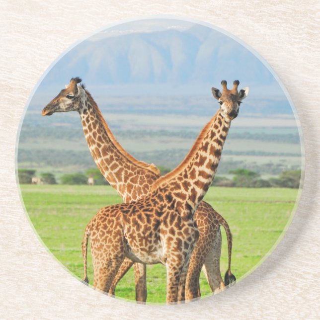 Två giraff underlägg (Framsidan)