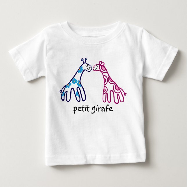två giraffer tee shirt (Framsida)