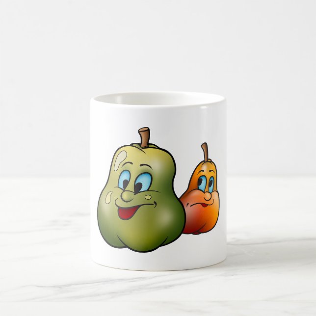 Två Glada Päron Kaffemugg (Skapare uppladdad)
