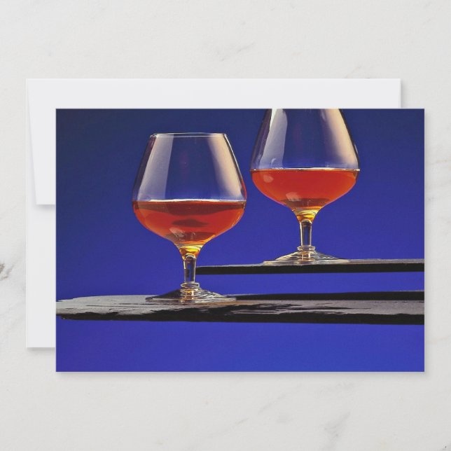 Två glas fyllda med Brandy (Framsida)