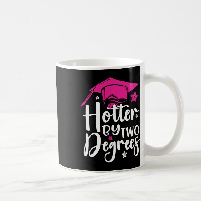 Två grader Hotter Studenten 2025 diplomatskola Kaffemugg (Höger)