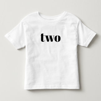 Två - Grattis på födelsedagen Shirt for Småbarn T