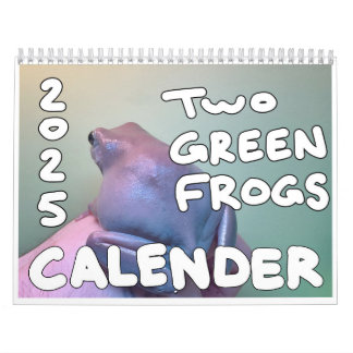 Två Gröntar Frogs 2025-kalender Kalender