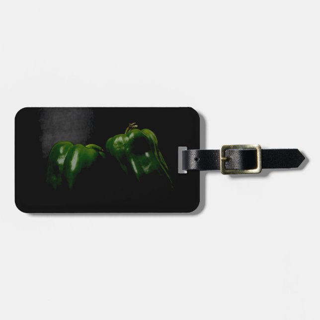 Två Gröntar Paprika cd lta Bagagebricka (Horisontell Framsida)