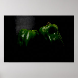 Två Gröntar paprika wapcn Poster