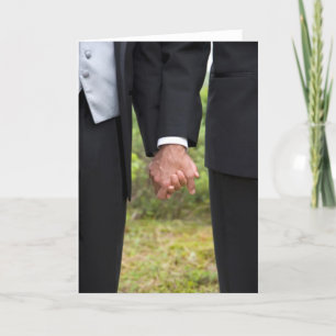 Två Grooms-kort Kort