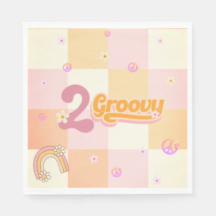 Två Groovy Girls Birthday Pappersservett