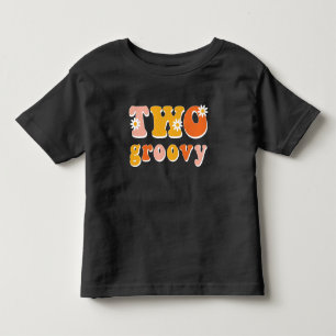 Två Groovy Retro, andra födelsemeddelandet T Shirt