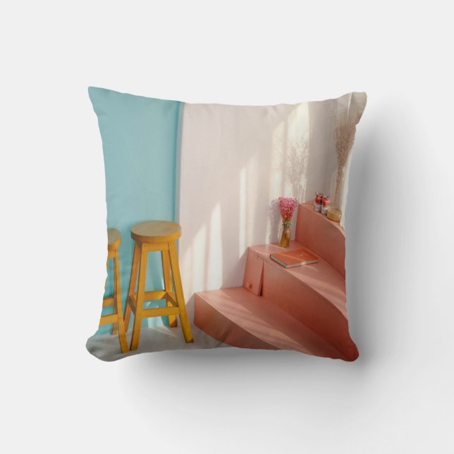 Två gulter av pub-avlagringar av trä kudde (Framsida)