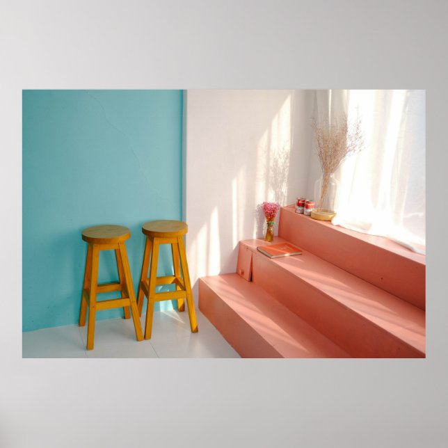 Två gulter av pub-avlagringar av trä poster (Framsidan)