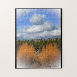 Två Gulter Busks Puzzle Pussel