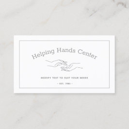 Två Händer-Vuxen för öppenvårdskarriär Visitkort