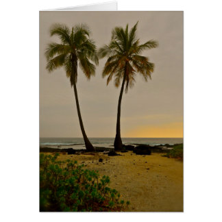 Två Handflatan Hälsningskort