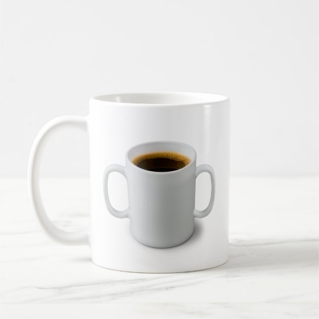 Två handledda Mugg (Vänster)