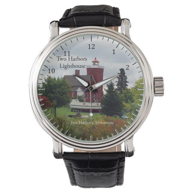 Två Harbors & Boat watch Armbandsur (Framsida)
