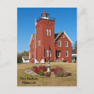 Två Harbors Lighthouse.jpg Vykort