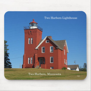 Två Harbors Lighthouse mousepad Musmatta