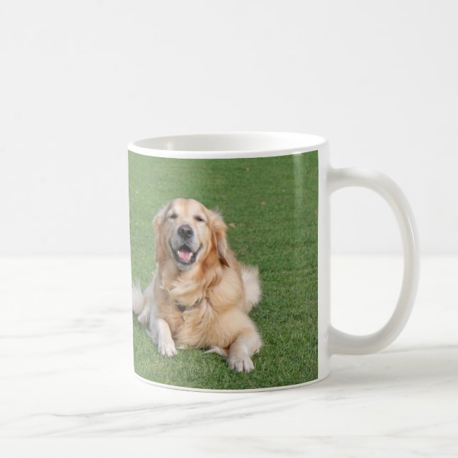 Två härliga guld- retrievers kaffemugg (Höger)