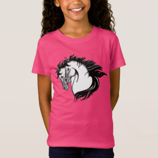 Två hästhuvuden skjorta t shirt