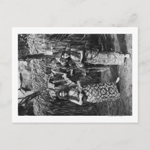 Två hawaiiska kvinnor med Ukalaléfotografi Vykort