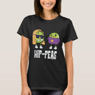Två Hippie Peas Vegetables Veggie Healthy Grönt P T Shirt