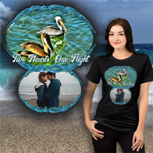 Två hjärtan, en flygtur 0329 t shirt