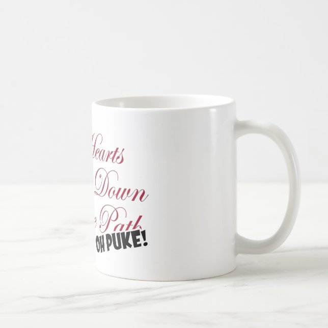 Två hjärtan kaffemugg (Höger)