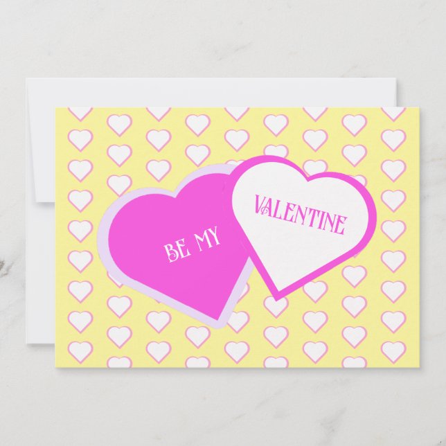 Två hjärtan som ett Alla hjärtans Helgdag-kort Julkort (Framsida)