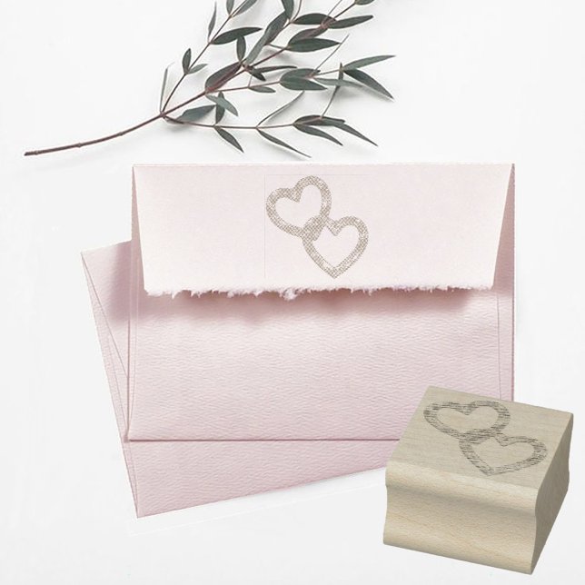 Två hjärtan stämpel (Skapare uppladdad)