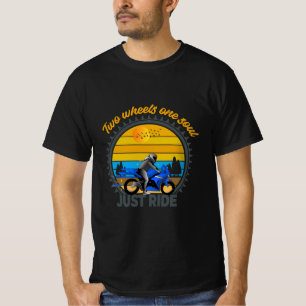Två Hjul 1 Soul Just Ride Motorcle T-Shirt