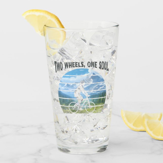 Två hjul, en själ. glaskopp (Framsida Ice)