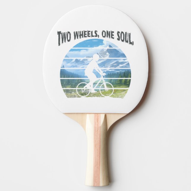 Två hjul, en själ. pingisracket (Framsidan)