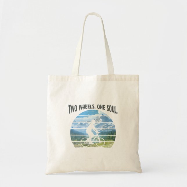 Två hjul, en själ. tygkasse (Framsidan)