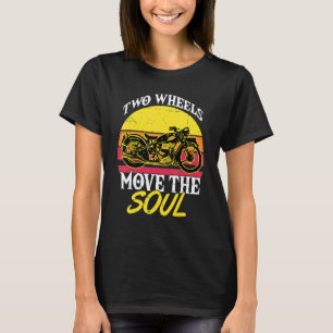 Två Hjul flyttar Bikerna för södra motorcykelns mo T Shirt
