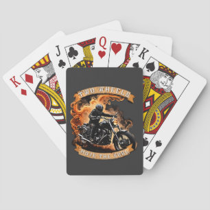 Två Hjul flyttar den södra motorcykeln Casinokort