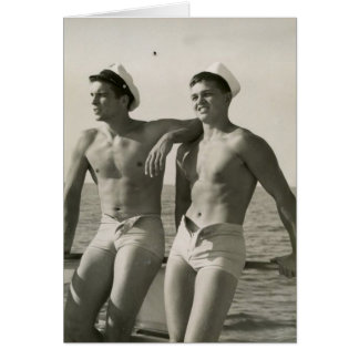Två hoade sjömän OBS kort