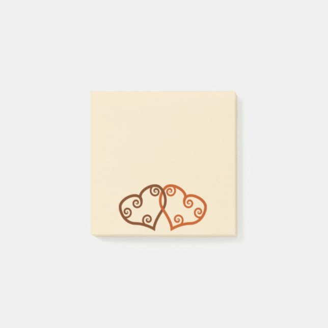 Två hörn post-it block (Framsida)