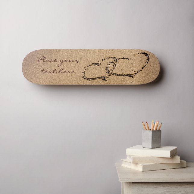 Två hörningar i handboken skateboard bräda 20,5 cm (Väggkonst (Horz))