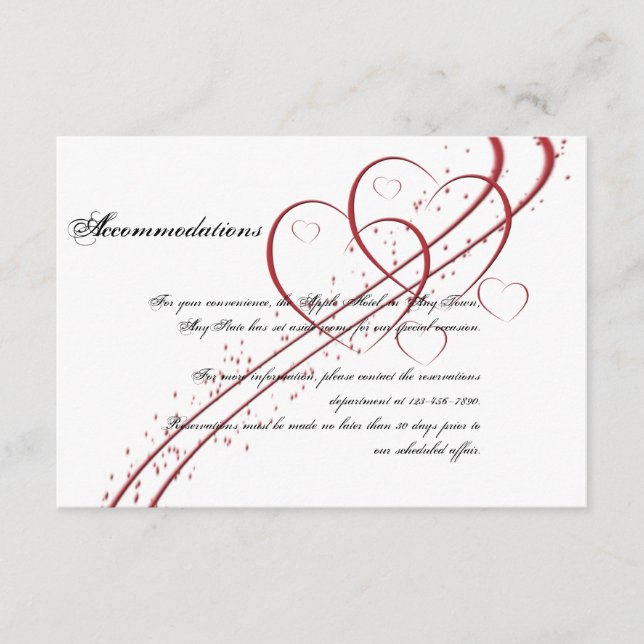 Två hörningar som en infogning tilläggskort (Framsida)