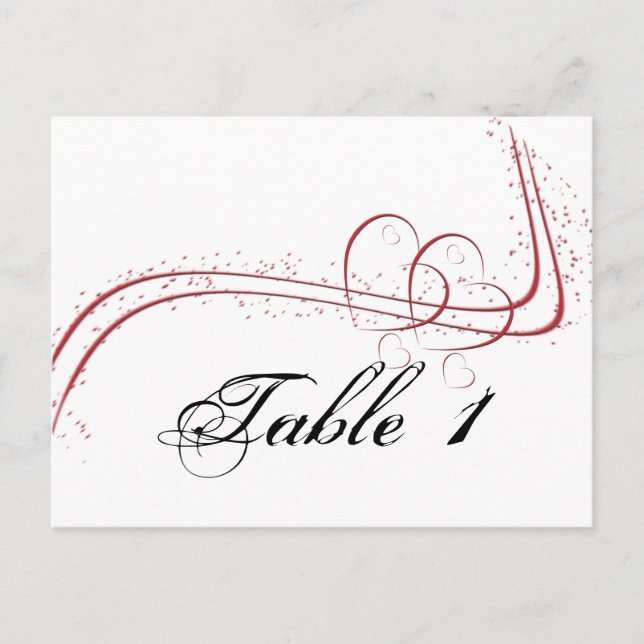 Två hörningar som ett Bordsnummer (Framsida)