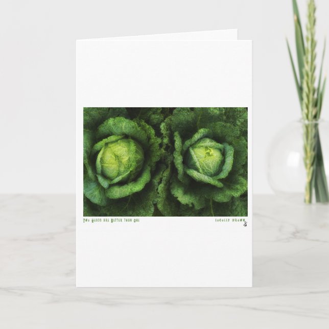 Två huvud kort (Framsida)