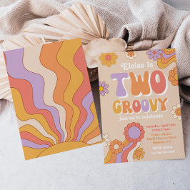 Två inbjudningar till Groovy Birthday | Groovy Bir
