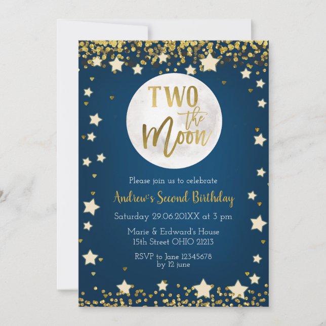 Två inbjudningar till Måne-flottan, andra födelsed (Framsida)