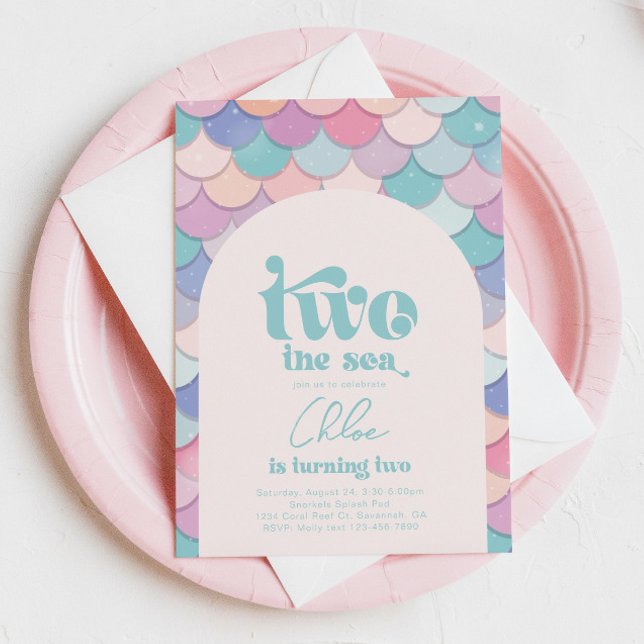 Två inbjudningar till Sea Arch-Sjöjungfrun (Skapare uppladdad)