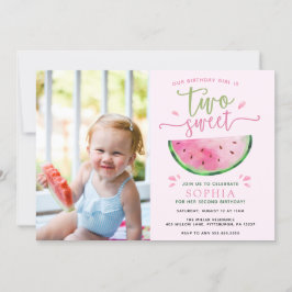 Två inbjudningar till Watermelon Birthday