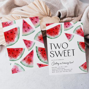 Två inbjudningar till Watermelon Birthday
